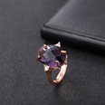 blue crystal European and American rose diamond amethyst gem ring fashion jewelrypicture12